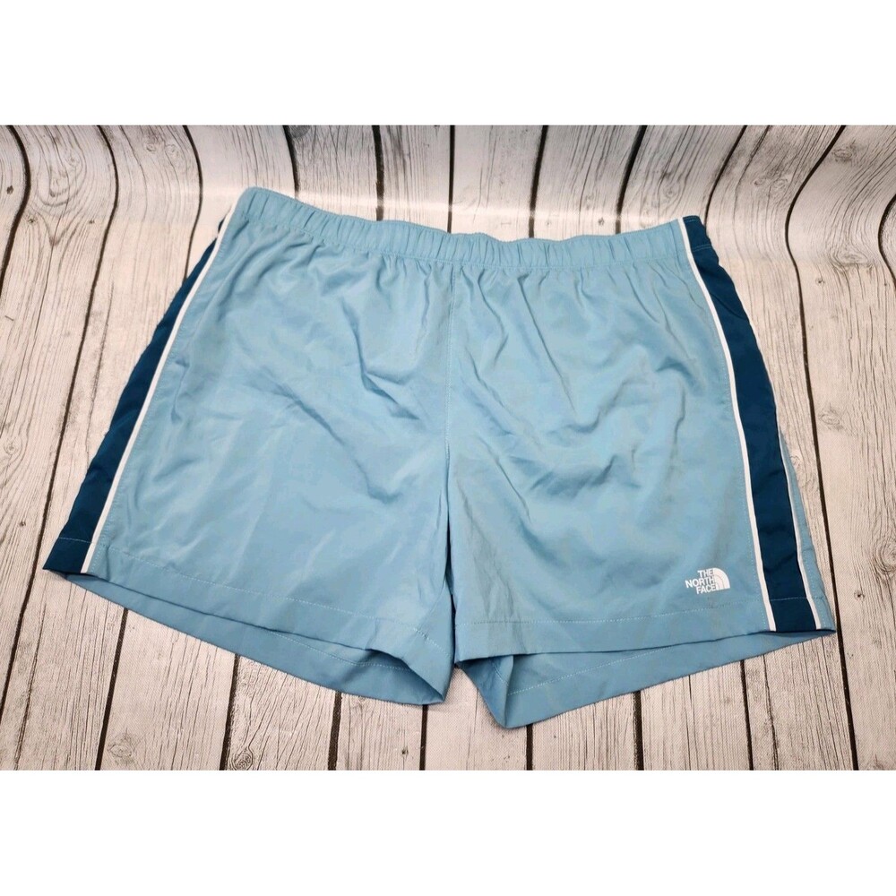The North Face Elevation Shorts Men’s XL Reef Waters Light Blue Lined 5" Inseam